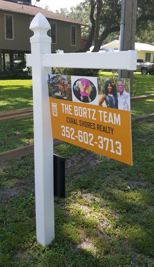 picture of Bortz Team Real Estate Sign Post