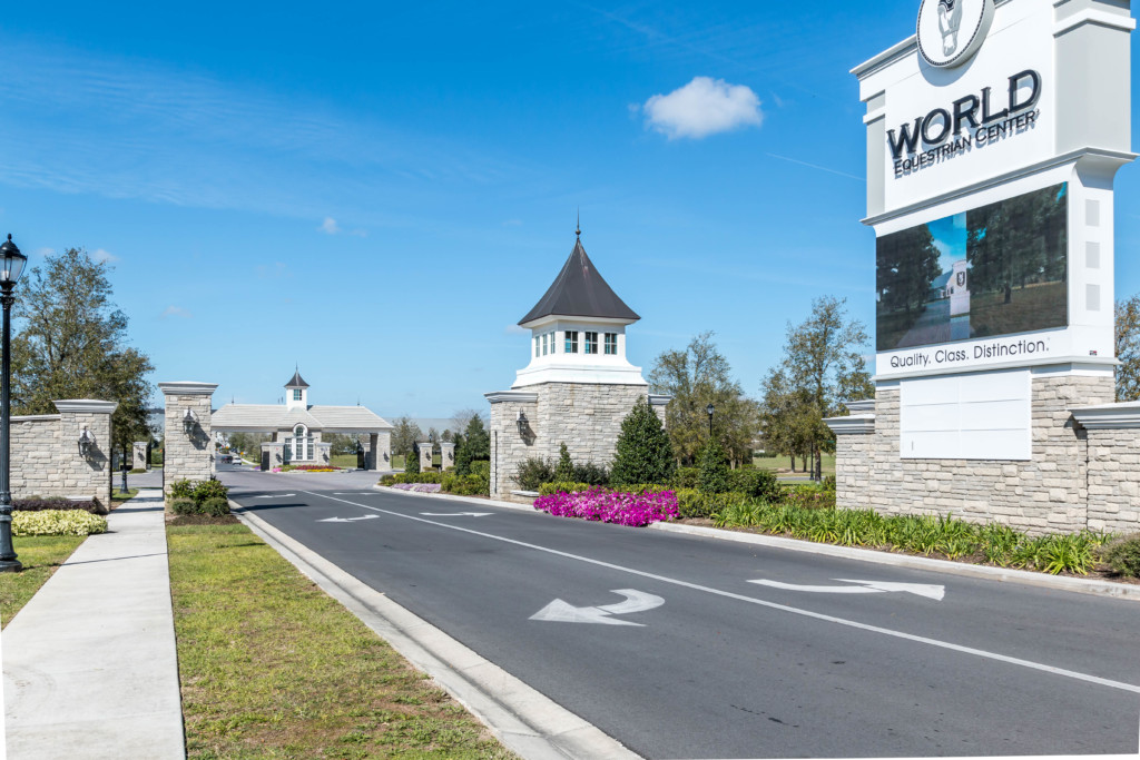 World Equestrian Center Ocala Sign