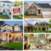 collage of homes