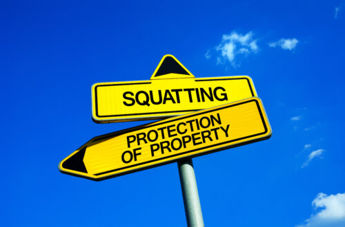 squatter sign