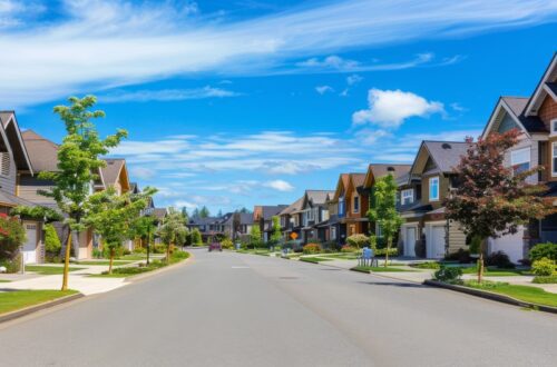 houses on street