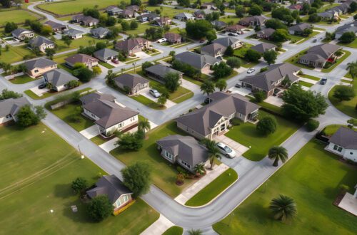 Florida housing market aerial