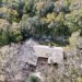 Aerial photo of waterfront home on the Withlacoochee River for sale in Inglis, Florida.