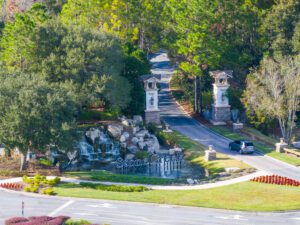 Entrance to retirement golf course, 55+ community, Stone Creek, in Ocala Fl.
